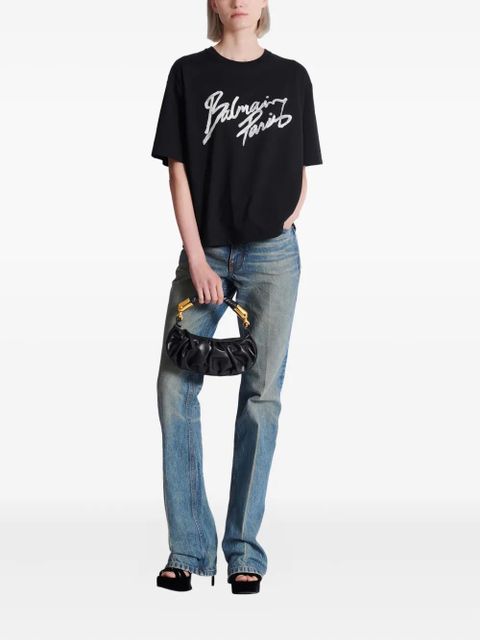 Balmain Boxy logo-print T-shirt - Black - zdjęcie produktu nr 2