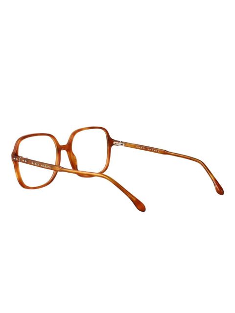 Isabel Marant Eyewear IM 0063 square-frame glasses - Orange - zdjęcie produktu nr 2