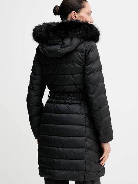 Geox kurtka puchowa CATRIA kolor czarny zimowa W5626F T3152