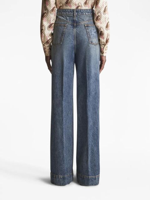 ETRO high-rise flared jeans - Blue