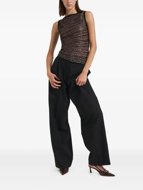 Missoni striped sequin-embellished top - Black - zdjęcie produktu nr 2