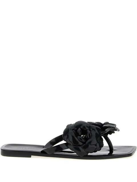 Coperni flower flip flops - Black - zdjęcie produktu nr 1
