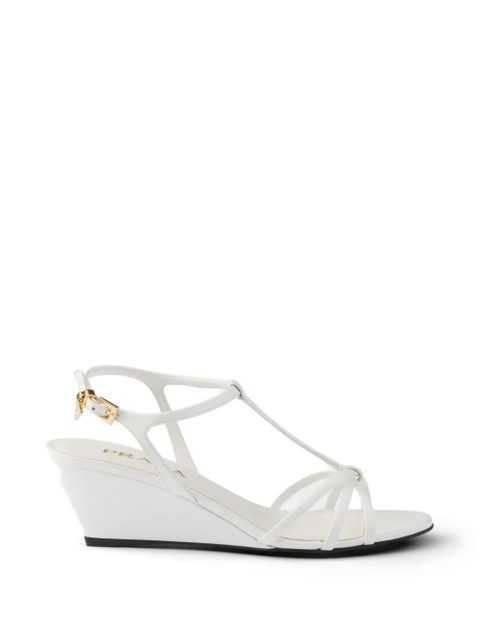 Prada patent leather sandals - White - zdjęcie produktu nr 1