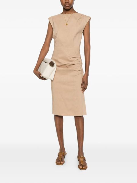 PINKO Alissa ruched mini dress - Neutrals - zdjęcie produktu nr 2