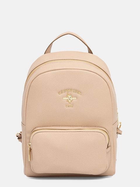 U.S. Polo Assn. plecak Stanford damski kolor beżowy mały BIUSS6211WVP - zdjęcie produktu nr 1
