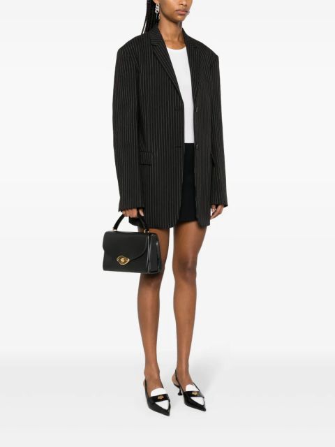 Mulberry Lana logo-engraved tote bag - Black - zdjęcie produktu nr 2