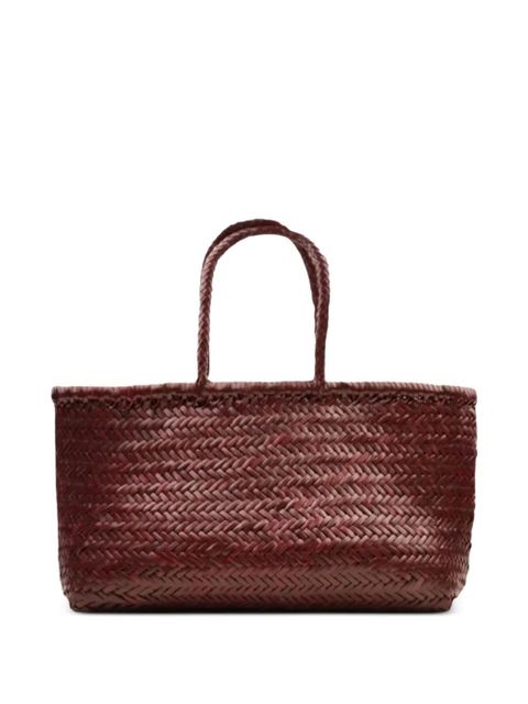 DRAGON DIFFUSION braided-handle tote bag - Red - zdjęcie produktu nr 2