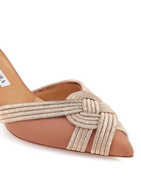 Aquazzura 50mm Felix mules - Pink