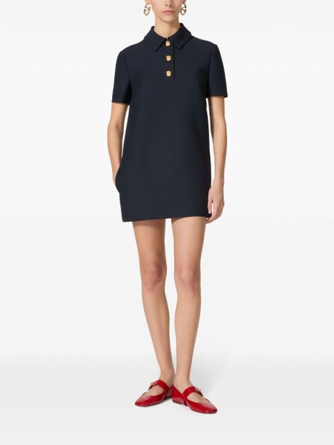 Valentino Garavani Crepe Couture mini dress - Blue