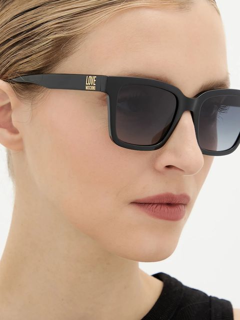 Love Moschino okulary przeciwsłoneczne damskie kolor czarny MOL091/S