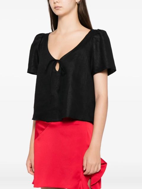Reformation Mayla top - Black