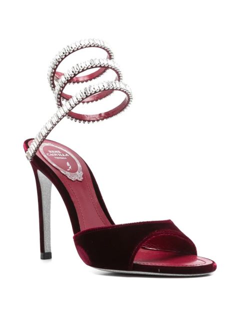 René Caovilla 105mm Cleo Spark sandals - Red - zdjęcie produktu nr 2