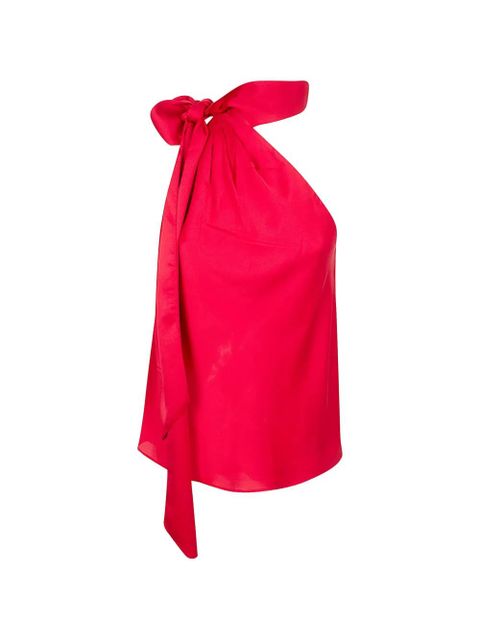 Lauren Ralph Lauren tie-neck top - Red - zdjęcie produktu nr 1