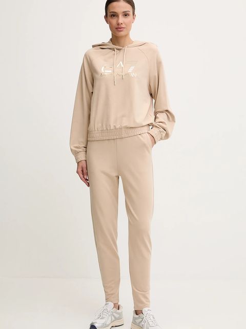 EA7 Emporio Armani dres damski kolor beżowy AF12502.7W000687 - zdjęcie produktu nr 1