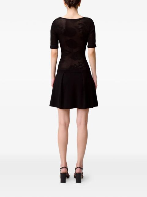 Claudie Pierlot button-fastening mini dress - Black