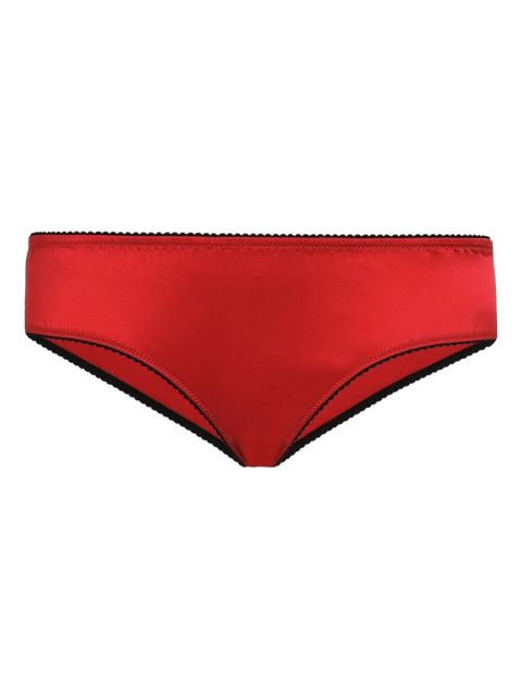 Dolce & Gabbana satin briefs - Red - zdjęcie produktu nr 1