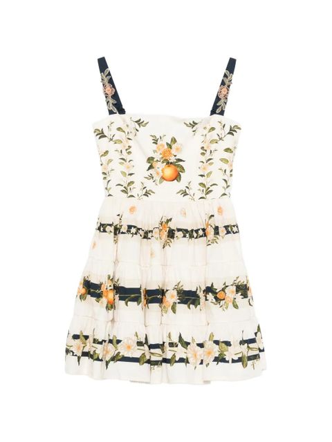 Agua By Agua Bendita floral-print mini dress - Neutrals - zdjęcie produktu nr 1