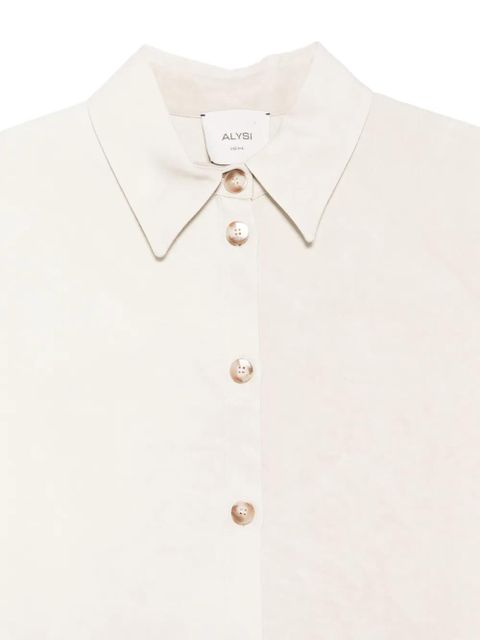 Alysi buttoned shirt - Neutrals
