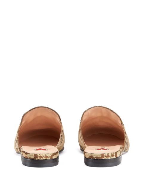 Gucci Princetown panelled slippers - Neutrals