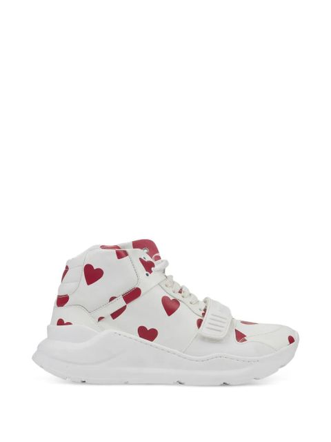 Burberry heart-print neakers - White - zdjęcie produktu nr 1