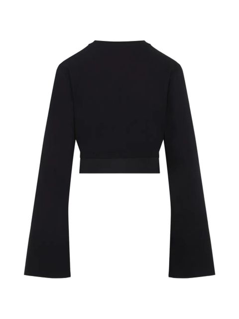 Lanvin bow long sleeve top - Black - zdjęcie produktu nr 2
