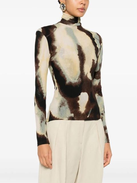 Nanushka Nayeli patterned top - Green