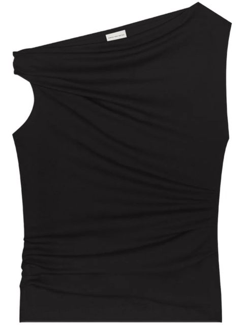DRIES VAN NOTEN off-shoulder jersey top - Black - zdjęcie produktu nr 1