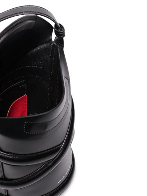 Alexander McQueen The Curve bucket bag - Black