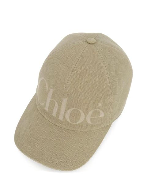 Chloé logo-print baseball cap - Neutrals - zdjęcie produktu nr 2