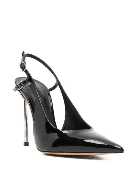 Casadei Tiffany Blade slingback sandals - Black - zdjęcie produktu nr 2