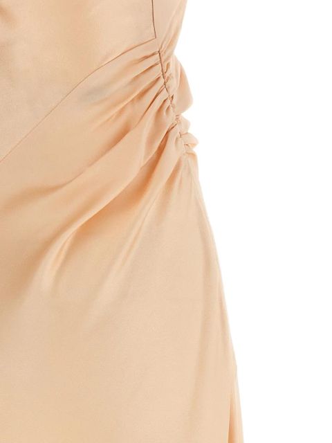 Victoria Beckham twist-detail asymmetric dress - Neutrals