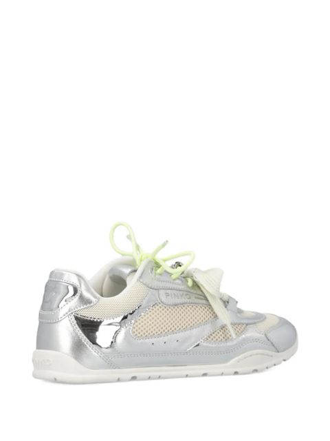 PINKO panelled sneakers - Silver