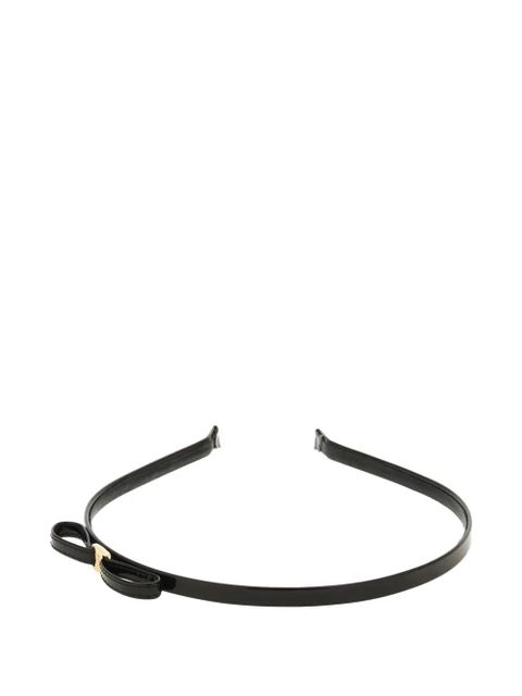 Ferragamo Mini bow headband - Black - zdjęcie produktu nr 2