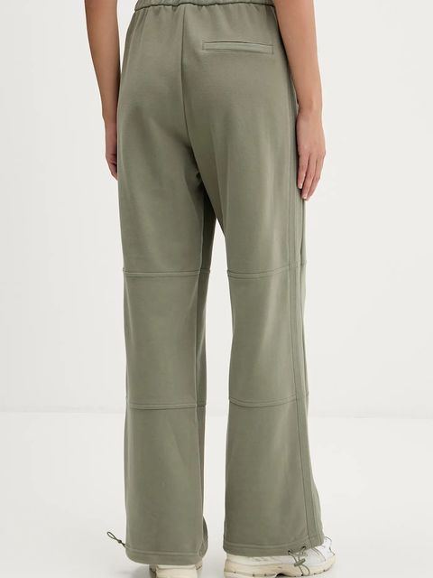 adidas spodnie dresowe bawełniane adidas x Moon Boot damskie kolor zielony gładkie JM1099