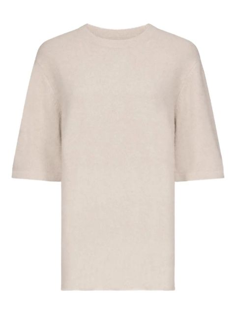 LouLou de Saison Raven short-sleeve crew-neck sweater - Neutrals - zdjęcie produktu nr 1