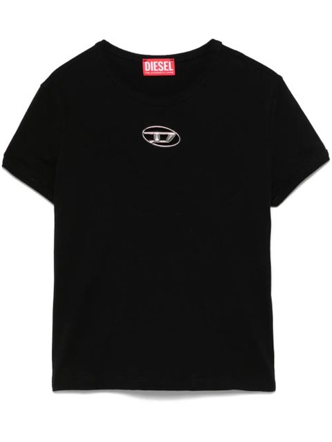 Diesel T-Uncutie-Long-Od T-shirt - Black - zdjęcie produktu nr 1