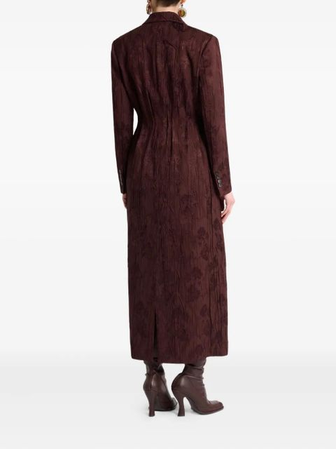 ETRO floral-embroidered double-breasted coat - zdjęcie produktu nr 2