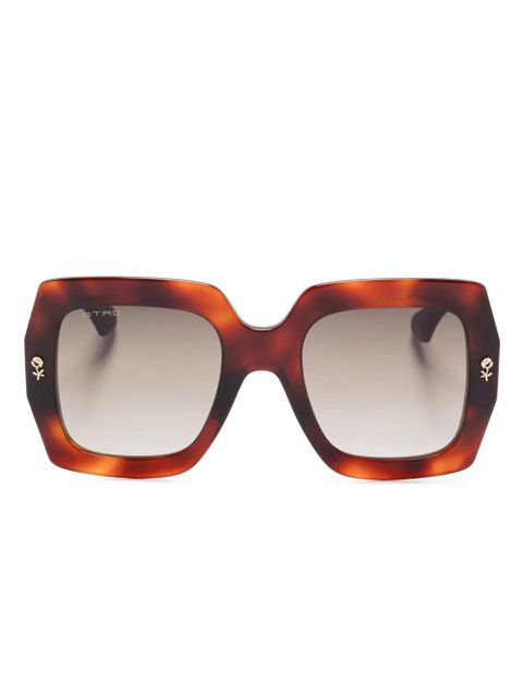 ETRO oversize-frame sunglasses - Brown - zdjęcie produktu nr 1