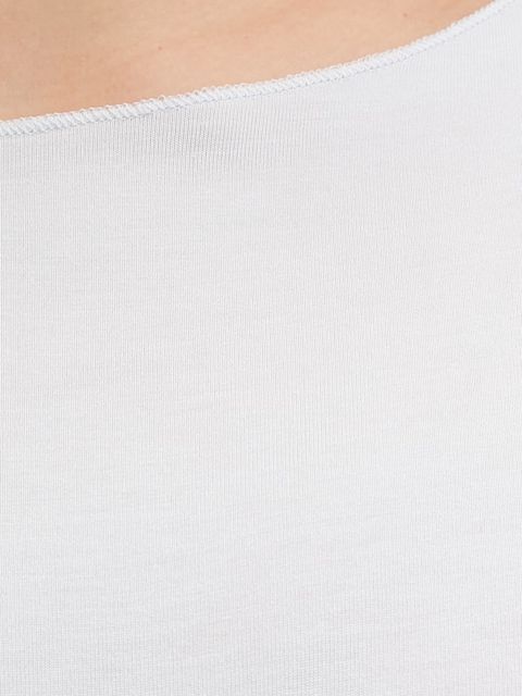 United Colors of Benetton longsleeve piżamowy z domieszką lnu