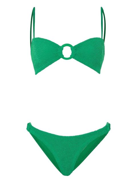 Hunza G Misty hoop-detail bikini - Green - zdjęcie produktu nr 1