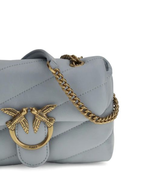 PINKO Baby Love quilted shoulder bag - Blue