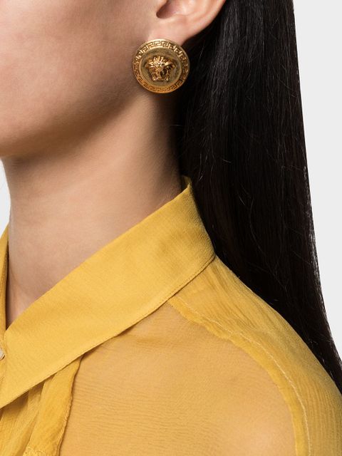 Versace Tribute Medusa stud earrings - Gold