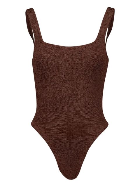 Hunza G square-neck swimsuit - Brown - zdjęcie produktu nr 1