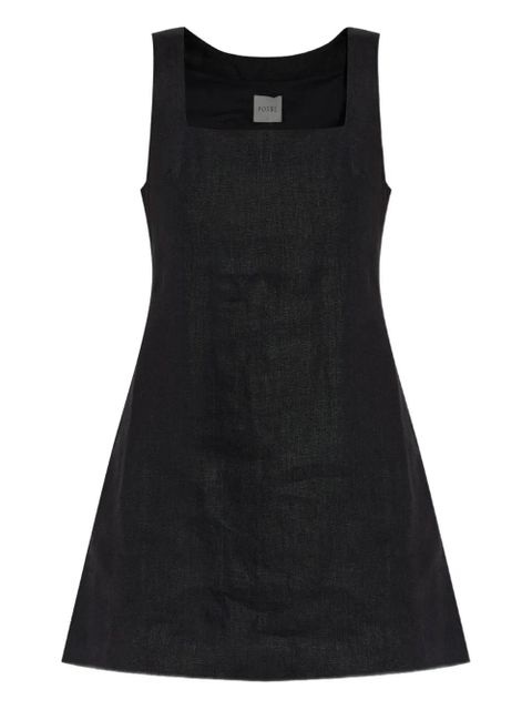 Posse linen mini dress - Black - zdjęcie produktu nr 1
