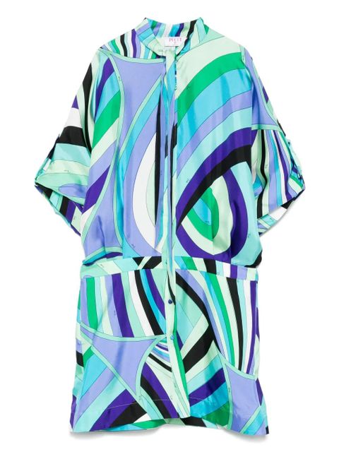 PUCCI abstract-pattern dress - Green - zdjęcie produktu nr 2