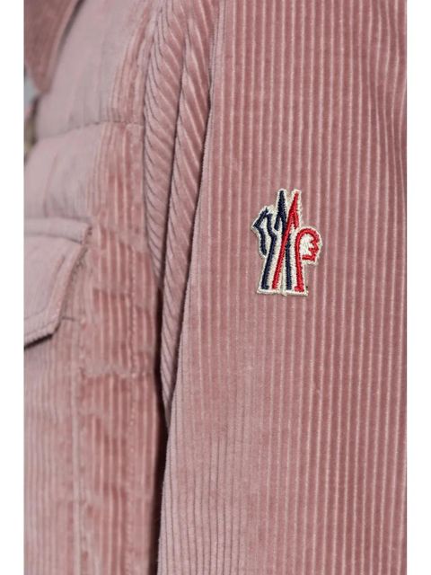Moncler Grenoble buttoned padded shirt jacket - Pink