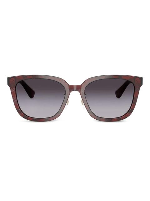 Burberry Eyewear square-frame sunglasses - Red - zdjęcie produktu nr 1