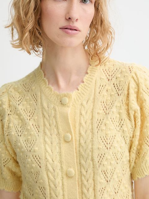 Levi's kardigan z domieszką wełny PAULINE POINTELLE SS