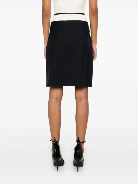 Givenchy belted mini skirt - Blue