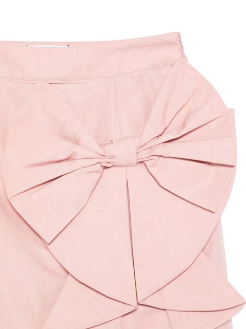 Essentiel Antwerp bow-detail mini skirt - Pink